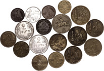 Lithuania Lot of 18 Coins 1925 - 1936
With Silver; Various Dates & Denomination