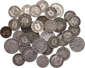 Switzerland Lot of 35 Coins 1880 - 1951
Various Denominations; XF-AUNC