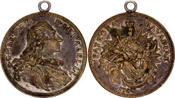 German States Bavaria Brass Medal "Patrona Bavaria" 1760 (ND)
Brass 17.85 g., 39.5 mm.; Max Josef, Patrona Bavaria