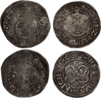 German States Pfalz-Simmern 2 x 2 Kreuzer 1578 - 1594 (ND)
MB# 73, Saur# 101, N# 71694; Silver; Richard; Simmern Mint; F