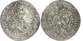 German States Silesia 3 Kreuzer 1707 FN
KM# 687, N# 18843; Silver; Joseph I; Breslau Mint; VF-XF