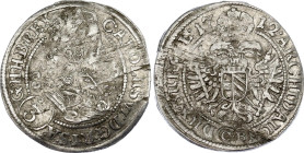 German States Silesia 3 Kreuzer 1712 CB
KM# 759; Silver; Karl VI; Brieg Mint; VF