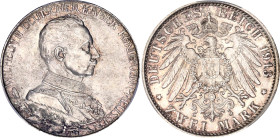 Germany - Empire Prussia 2 Mark 1913 A PCGS MS 65+
KM# 533, N# 8273; Silver; Wilhelm II; 25th Anniversary of the Reign of King Wilhelm II