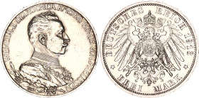 Germany - Empire Prussia 3 Mark 1913 A
KM# 535, N# 19478; Silver; Wilhelm II; 25th Anniversary of the Reign of King Wilhelm II; UNC with hairlines