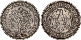 Germany - Weimar Republic 5 Reichsmark 1930 A
KM# 56, J. 331, N# 15888; Silver; Berlin Mint; XF-AUNC Toned