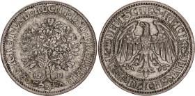 Germany - Weimar Republic 5 Reichsmark 1932 A
KM# 56, J. 331, N# 15888; Silver; Berlin Mint; AUNC