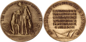 Germany - Weimar Republic Bronze Souvenir Medal "Inflation" 1923
N# 43615; Bronze 10.41 g., 31.9 mm.; By Eitz; Inflation of 1923 1. December; UNC