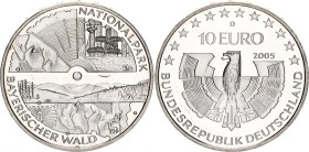 Germany - FRG 10 Euro 2005 D
KM# 241, N# 13127; Silver; National Park - Bavarian Forest; UNC
