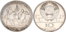 Russia - USSR 10 Roubles 1978
Y# 160, N# 31614; Silver; Equestrian Sports; UNC