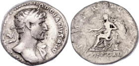 Roman Empire Hadrian Denarius 118 AD Concordia
RIC# 39a, N# 254681; Silver 3.27 g.; Obv: IMPCAESARTRAIANHADRIANVSAVG. Laureate head right, draped lef...