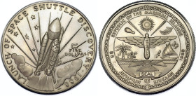 Marshall Islands 5 Dollars 1988
KM# 6, N# 11642; Copper-nickel; U.S. Space Shuttle - Discovery; UNC