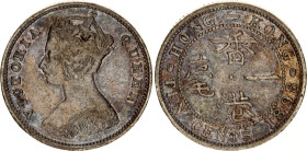 Hong Kong 10 Cents 1898
KM# 6.3, N# 7325; Silver; Victoria; London Mint; VF-XF