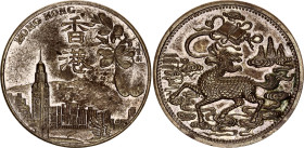 Hong Kong Souvenir Medal with Dragon 20th - Century (ND)
Brass 15.09 g., 31.3 mm