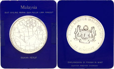 Malaysia 25 Ringgit 1977
KM# 23, N# 35757; Silver., Proof; 9th South East Asian Games; In Original Packing