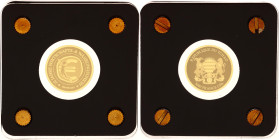 Chad 3000 Francs 2012 (ND)
Gold (0.999) 0.06 g., 16 mm.; 10 Years of Euro; Mintage 25000; With original package & certificate