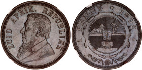 South Africa 1 Penny 1892 NGC MS 62 BN
KM# 2, Hern# Z1, N# 18643; Bronze; Berlin Mint; Mintage 27862; UNC