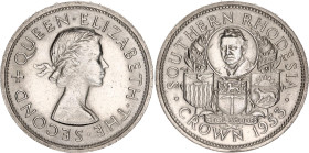 Southern Rhodesia 1 Crown 1953
KM# 27, N# 15875; Silver; Elizabeth II; UNC