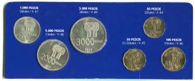 Argentina Set of 6 Coins 1978
KM# MS35; With Silver; World Football Championship; With original package & certificate; UNC