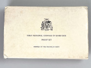 Barbados First National Coinage of Barbados Full Set 1973 FM
KM# 10 - 17; With Silver., Proof; Franklin Mint; In Original Packing With Certificate