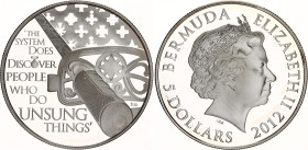 Bermuda 5 Dollars 2012
KM# 188, Schön# 253, N# 74117; Silver., Proof; Elizabeth II; Unsung Things; Llantrisant Mint
