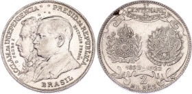 Brazil 2000 Reis 1922
KM# 523, N# 14491; Silver; Independence Centennial