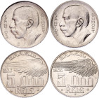 Brazil 2 x 5000 Reis 1936 - 1937
KM# 543, N# 4335; Silver; Santos Dumont; XF
