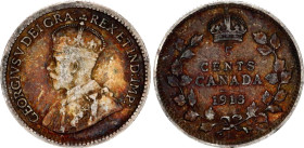 Canada 5 Cents 1913
KM# 13, N# 418; Silver; Edward VII; XF, original toning