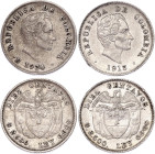 Colombia 2 x 10 Centavos 1913 - 1934
KM# 196, N# 5093; Silver; XF