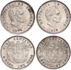Colombia 2 x 10 Centavos 1938 - 1940
KM# 196, N# 5093; Silver; XF