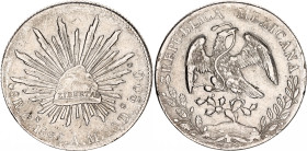 Mexico 8 Reales 1895 Cn AM
KM# 377.3, N# 7394; Silver ; XF