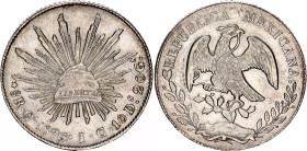 Mexico 8 Reales 1876 Ga IC
KM# 377.6, N# 7394; Silver; UNC