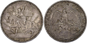 Mexico 1 Peso 1910
KM# 453, N# 8294; Silver; 100th Anniversary of the "Cry for Independence"; XF