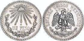 Mexico 1 Peso 1932 M
KM# 455, N# 4382; Silver; XF+
