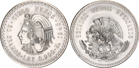 Mexico 5 Pesos 1948 Mo
KM# 465, N# 10919; Silver; UNC with full mint luster