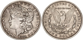 United States 1 Dollar 1881
KM# 110, N# 1492; Silver; VF+