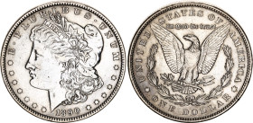 United States 1 Dollar 1890
KM# 110, N# 1492; Silver; XF-