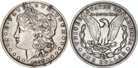 United States 1 Dollar 1891
KM# 110, N# 1492; Silver; VF