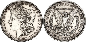United States 1 Dollar 1896
KM# 110, N# 1492 ; Silver; XF-