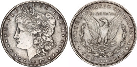 United States 1 Dollar 1897
KM# 110, N# 1492; Silver; XF-AUNC