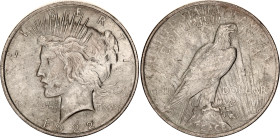 United States 1 Dollar 1922
KM# 150, N# 5580; Silver; "Peace Dollar"; Philadelphia Mint; AUNC, weak strike