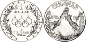 United States 1 Dollar 1988 S
KM# 222, N# 20149; Silver., Proof; 1988 Seoul Olympics