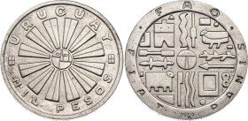 Uruguay 1000 Pesos 1969 So
KM# 55, SA# 98, N# 23255; Silver; FAO; Santiago Mint; UNC