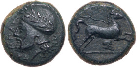 Sicily, Entella. Campanian Mercenaries. Æ Litra (6.52 g), ca. 370-350 BC. EF