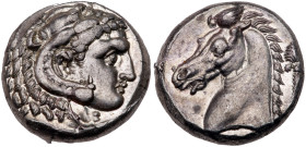 Sicily, Entella. Silver Tetradrachm (17.43 g), ca. 300-289 BC. EF