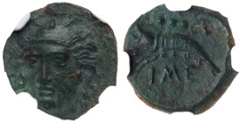 Sicily, Himera. Æ Hemilitron (1.80 g), ca. 412-409 BC