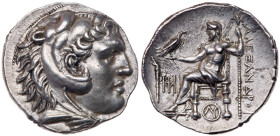 Macedonian Kingdom. Alexander III 'the Great'. Silver Tetradrachm (17.18 g), 336-323 BC. EF
