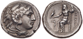Macedonian Kingdom. Alexander III 'the Great'. Silver Tetradrachm (17.11 g), 336-323 BC. EF