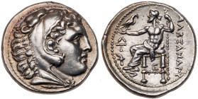 Macedonian Kingdom. Alexander III 'the Great'. Silver Tetradrachm (17.23 g), 336-323 BC. EF