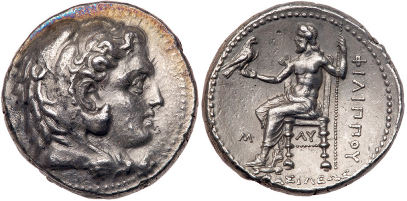 Macedonian Kingdom. Philip III Arrhidaios. Silver Tetradrachm (17.06 g), 323-317...