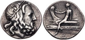 Macedonian Kingdom. Antigonos III Doson. Silver Tetradrachm (16.74 g), 229-221 BC. VF